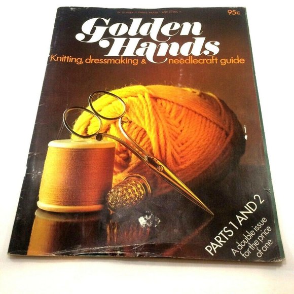 Golden Hands Vol 1 Part 1 & 2 Weekly Knit Crochet - Picture 1 of 12